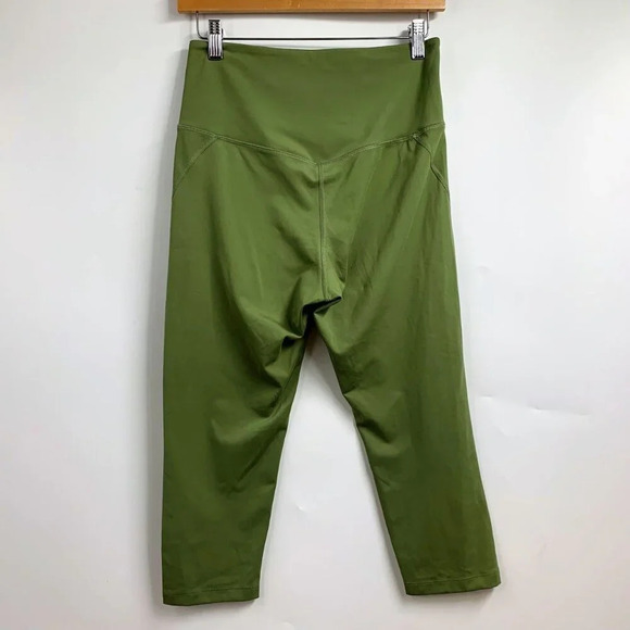 Girlfriend Collective Women's High Waist Stretch Cropped Leggings Size‎ M - Picture 2 of 14